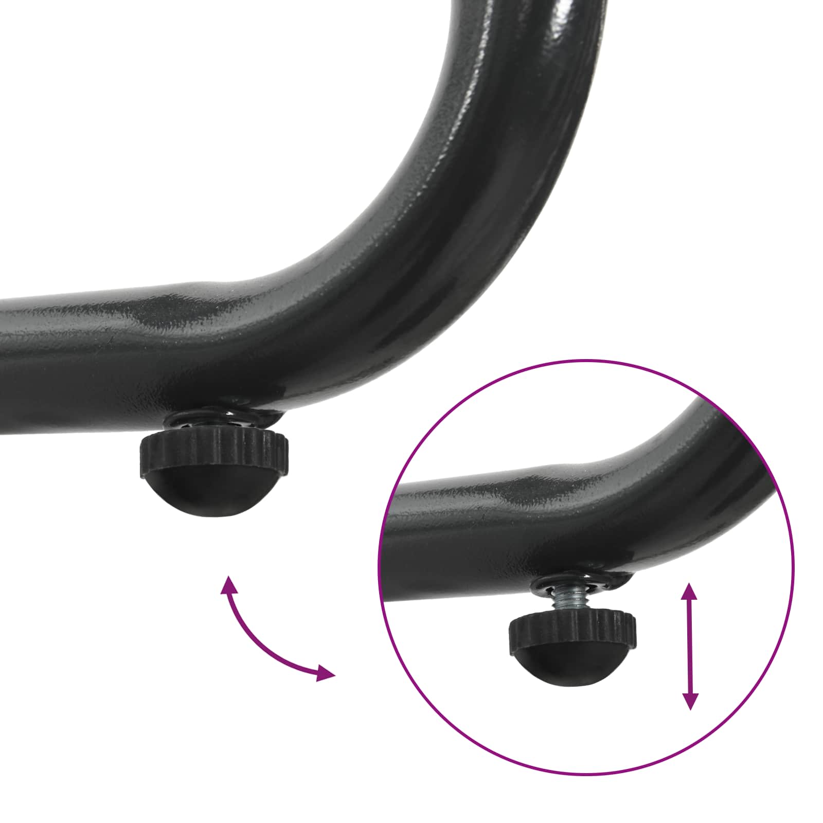 Sillas de jardín 2 pcs Negro 48 x 55 x 89,5 cm Ratán