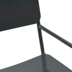 Sillas de jardín 2 pcs Antracita 51 x 55 x 81 cm Acero