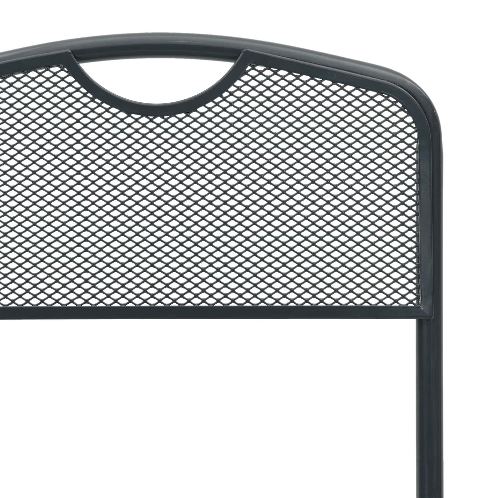 Sillas de jardín 2 pcs Antracita 52,5 x 46 x 82 cm Hierro