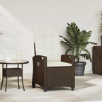 Silla de jardín reclinable 56 x 60 x 112 cm acero