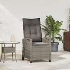 Silla de jardín reclinable 56 x 60 x 112 cm acero