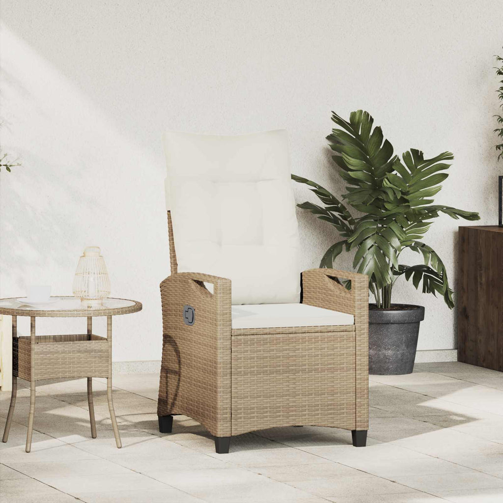 Silla de jardín reclinable 56 x 60 x 112 cm acero