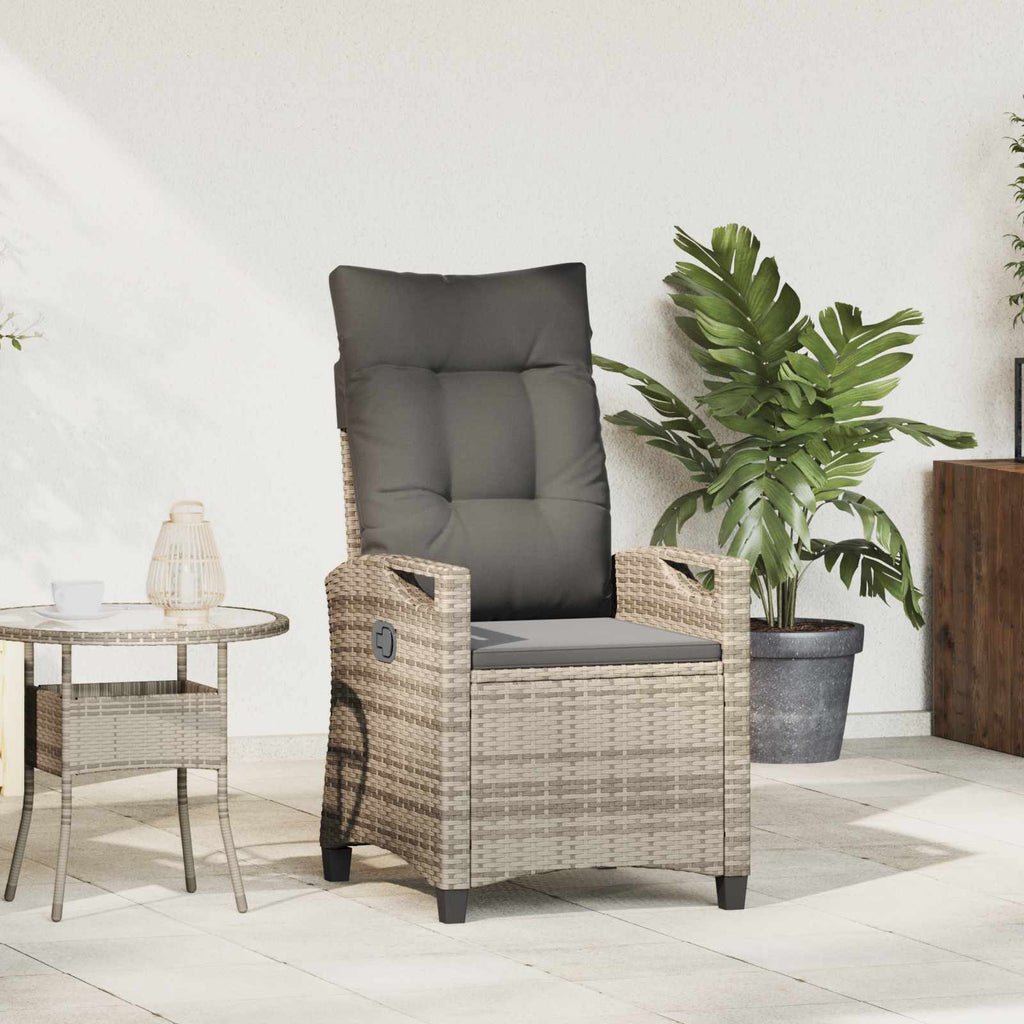 Silla de jardín reclinable 56 x 60 x 112 cm acero