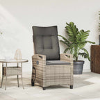 Silla de jardín reclinable 56 x 60 x 112 cm acero