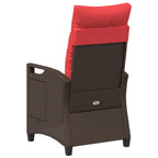 Silla de jardín reclinable 56 x 60 x 112 cm acero