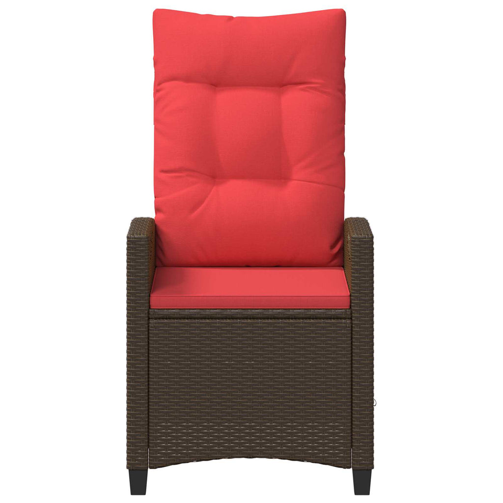 Silla de jardín reclinable 56 x 60 x 112 cm acero