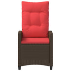 Silla de jardín reclinable 56 x 60 x 112 cm acero