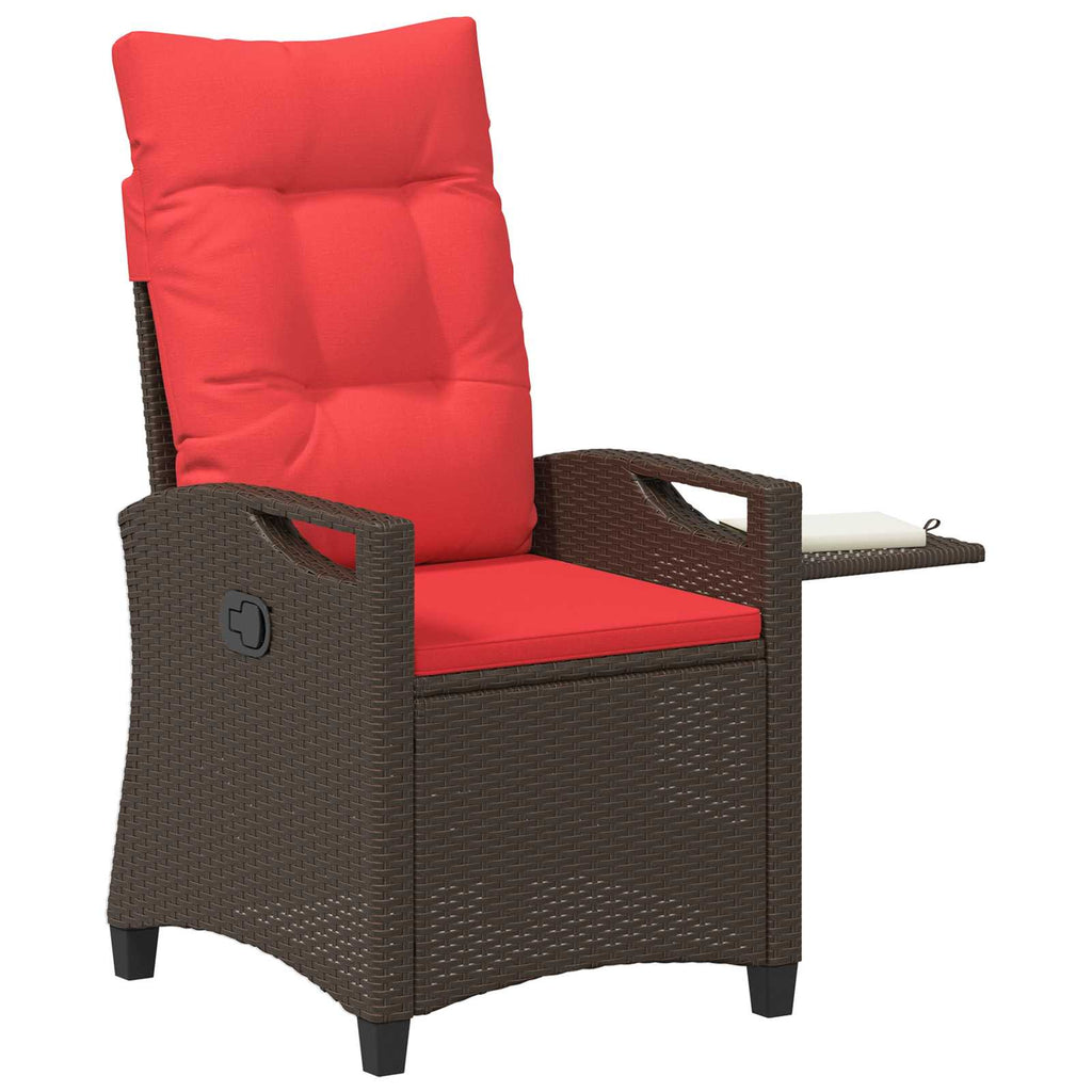 Silla de jardín reclinable 56 x 60 x 112 cm acero