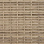 Banco de jardín Beige y Gris Claro 105 x 60 x 112 cm