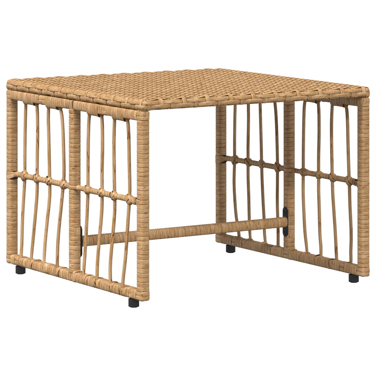 Juego de muebles de exterior 5 pcs Natural y Crema