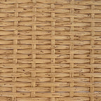 Juego de muebles de exterior 3 pcs Natural y Crema