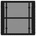 Conjunto de móveis de exterior 11 peças cinzento e azul-marinho