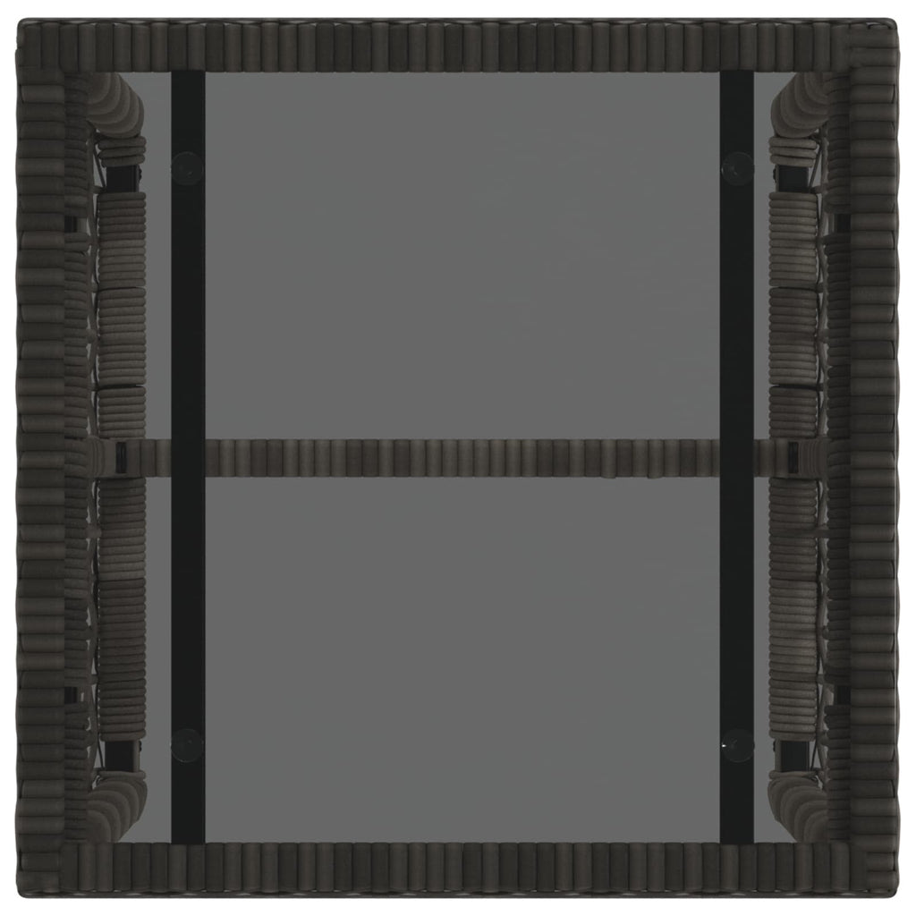 Juego de muebles de exterior con cojín 3 pcs Gris