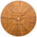 Mesa de jardín plegable Natural Ø110 x 75 cm
