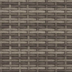 mesa de cena con almacenamiento Gris y Acacia 70 x 70 x 73 cm