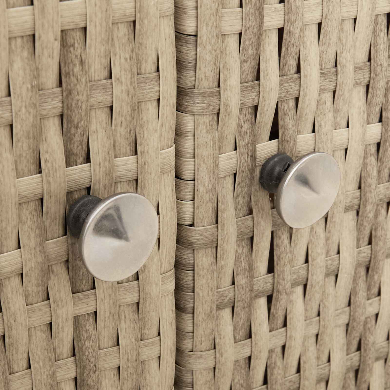 Armario Beige 70 x 50 x 87 cm Poliéster y Ratten Roly