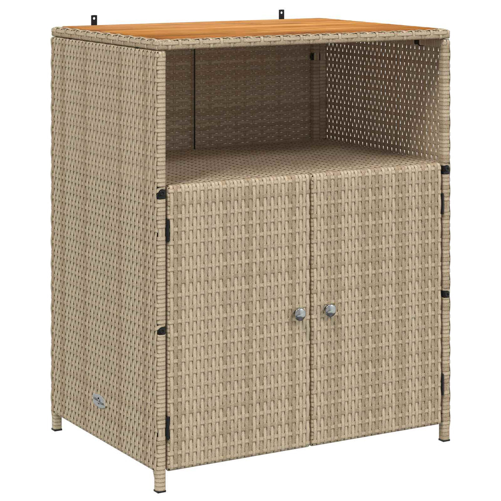 Armario Beige 70 x 50 x 87 cm Poliéster y Ratten Roly