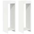 Soporte de plantas 2 pcs 30 x 30 x 100 cm Madera de ingeniería