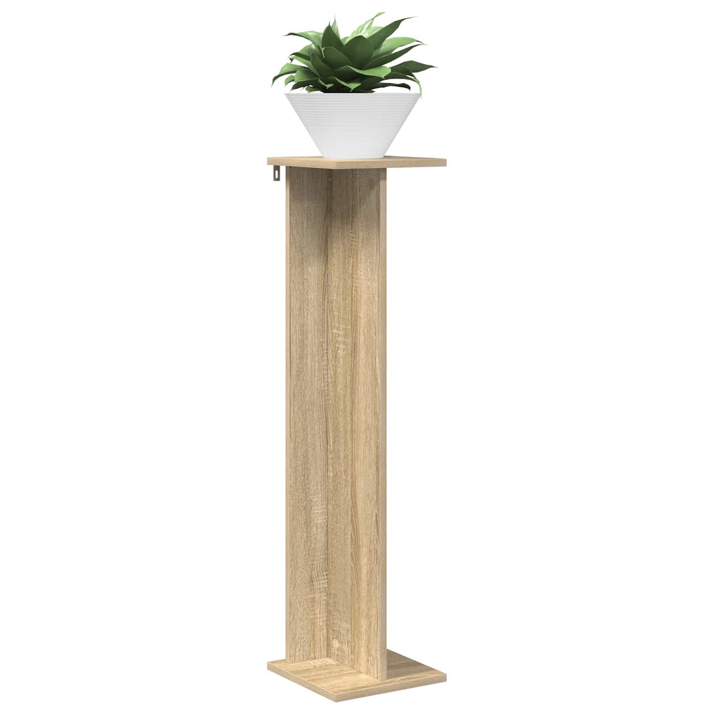 Soporte de plantas Roble Sonoma 25 x 25,5 x 100,5 cm