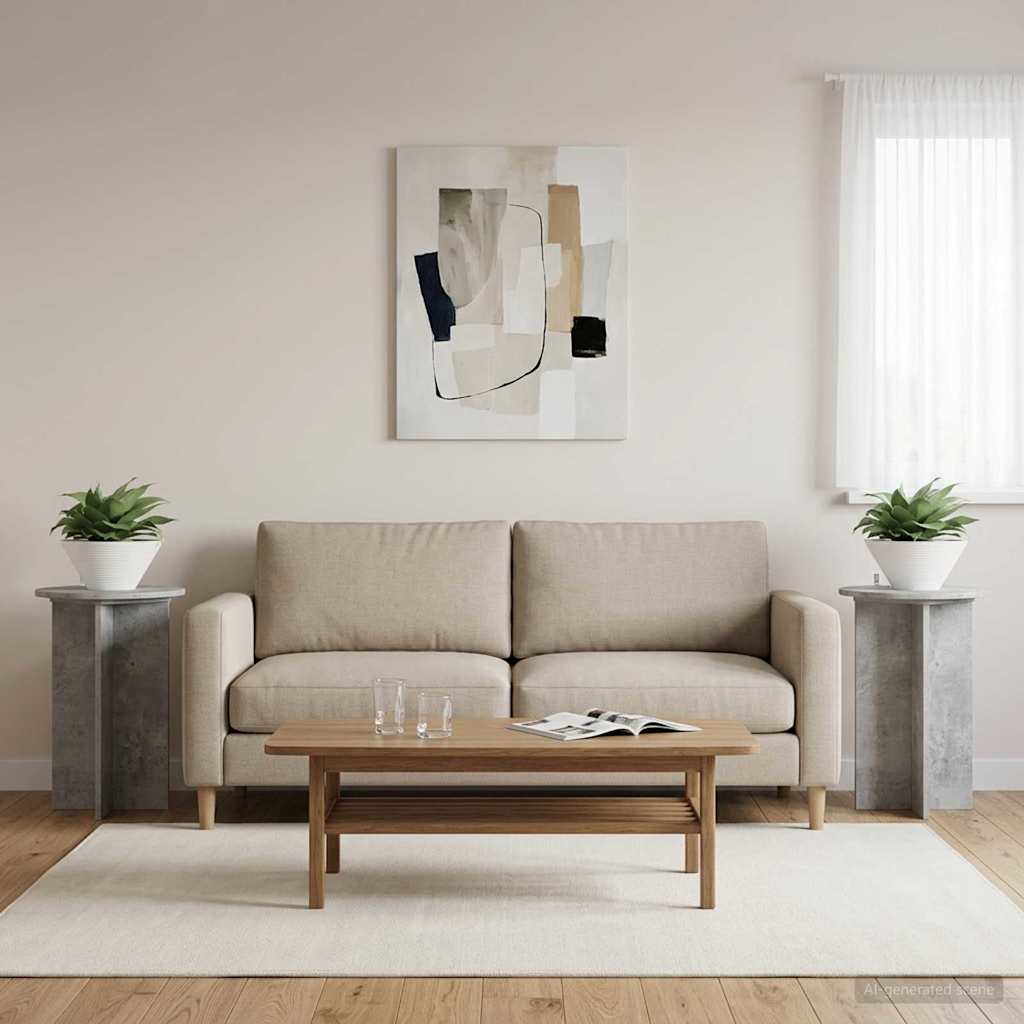 Soporte de plantas 2 pcs Brillante 29,5 x 29,5 x 60 cm