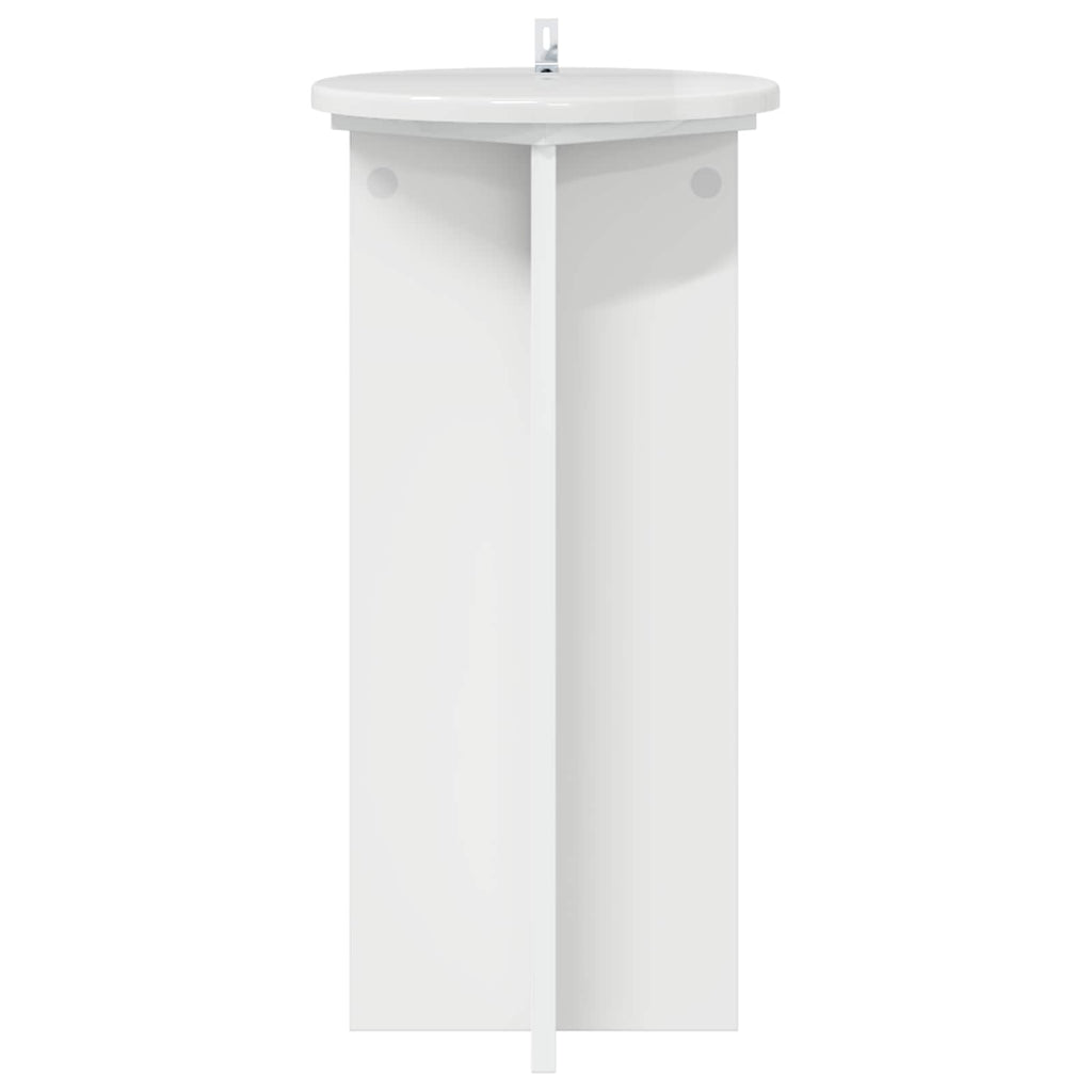 Soporte de plantas 2 pcs Brillante 29,5 x 29,5 x 60 cm