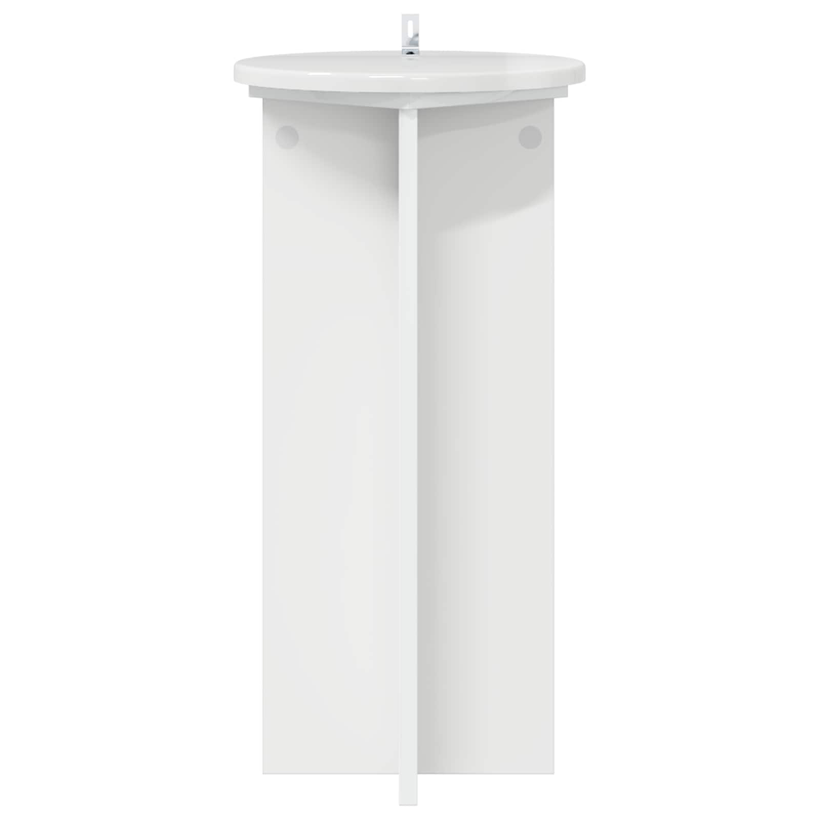 Soporte de plantas 2 pcs Brillante 29,5 x 29,5 x 60 cm