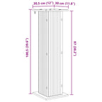 Soporte de plantas 2 pcs 30,5 x 30 x 100,5 cm