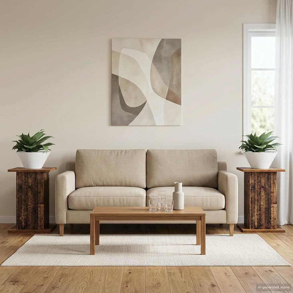 Soporte de plantas 2 pcs 30,5 x 30 x 100,5 cm