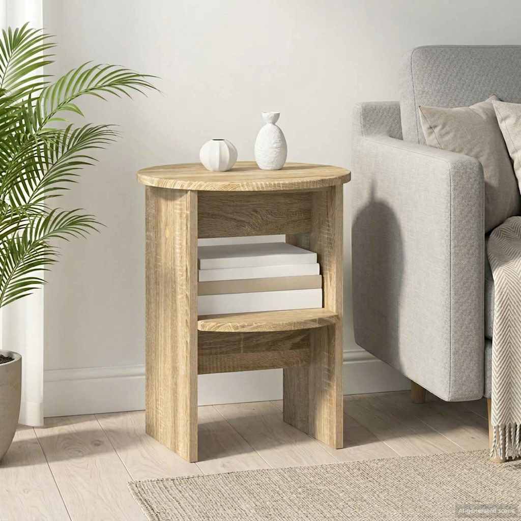 Armario auxiliar Roble Sonoma Ø40 x 50 cm Madera de ingeniería