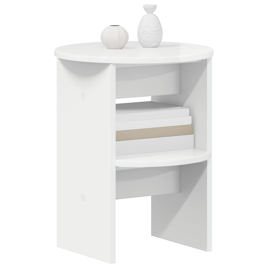 Armario auxiliar 2 pcs Alto Brillo Ø40 x 50 cm
