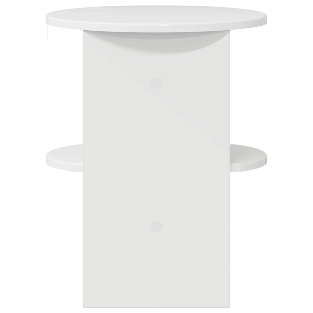 Armario auxiliar 2 pcs Alto Brillo Ø40 x 50 cm