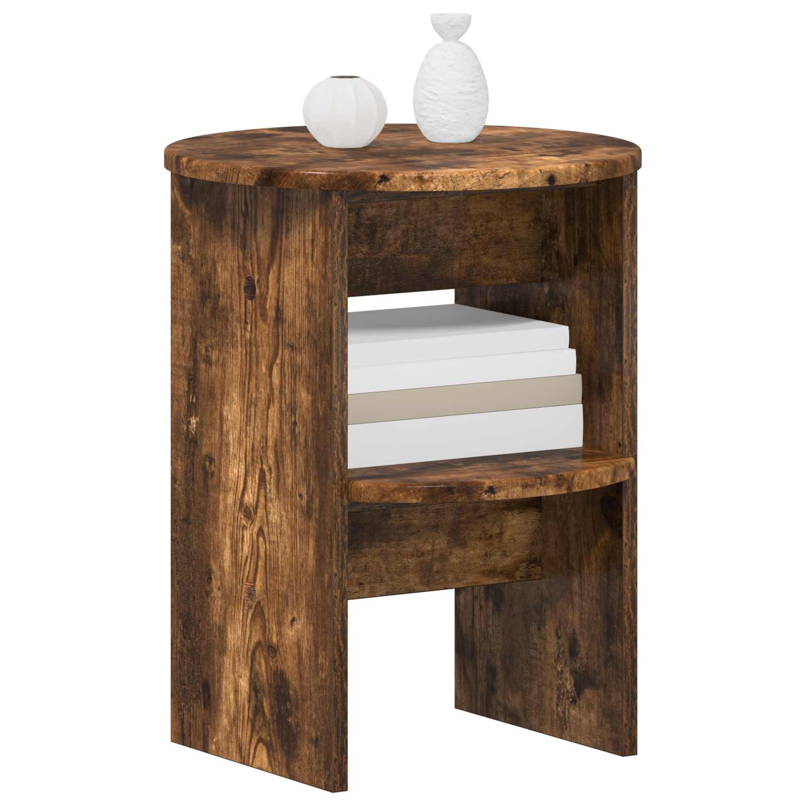 Armario auxiliar Roble Ahumado Ø40 x 50 cm Madera de ingeniería