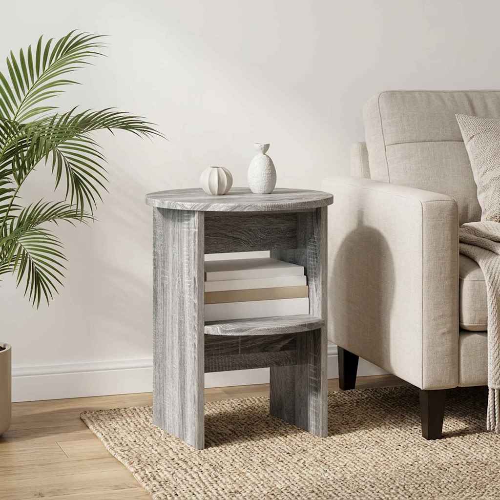 Armario auxiliar Gris Sonoma Ø40 x 50 cm Madera de ingeniería