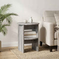 Armario auxiliar Gris Sonoma Ø40 x 50 cm Madera de ingeniería