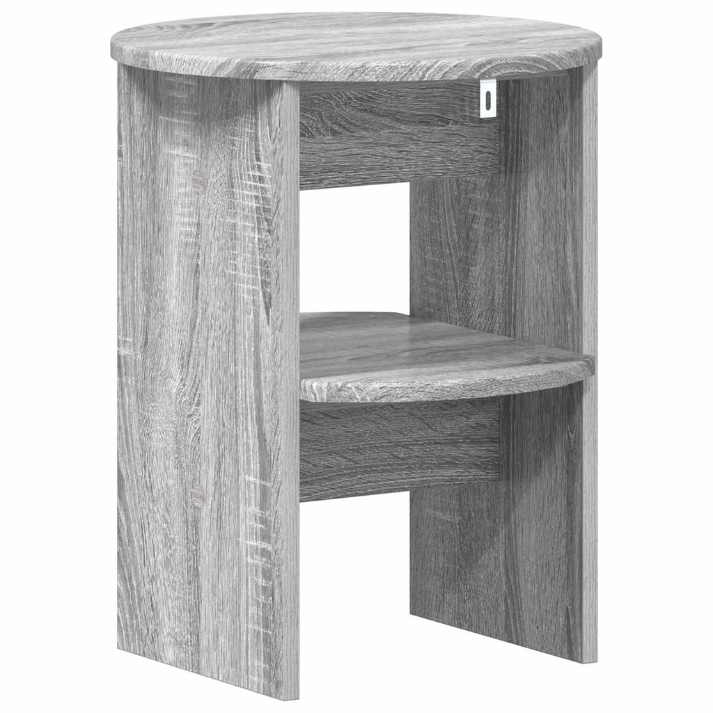 Armario auxiliar Gris Sonoma Ø40 x 50 cm Madera de ingeniería