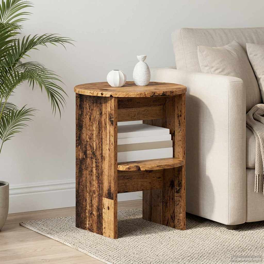 Armario auxiliar Madera vieja Ø40 x 50 cm Madera de ingeniería