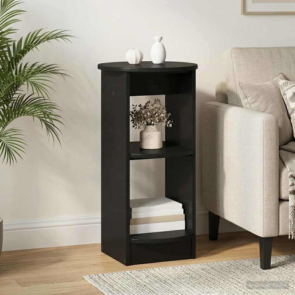 Armario auxiliar Negro 40 x 40 x 100 cm Madera de ingeniería