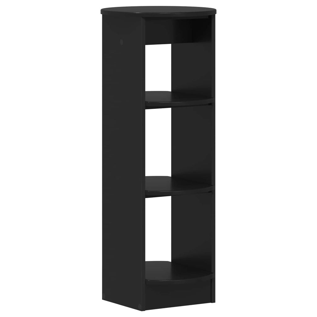 Armario auxiliar Negro 40 x 40 x 100 cm Madera de ingeniería