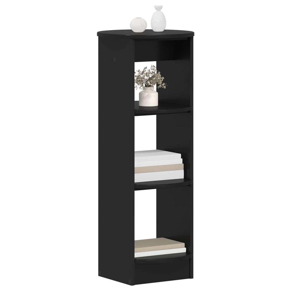 Armario auxiliar Negro 40 x 40 x 100 cm Madera de ingeniería