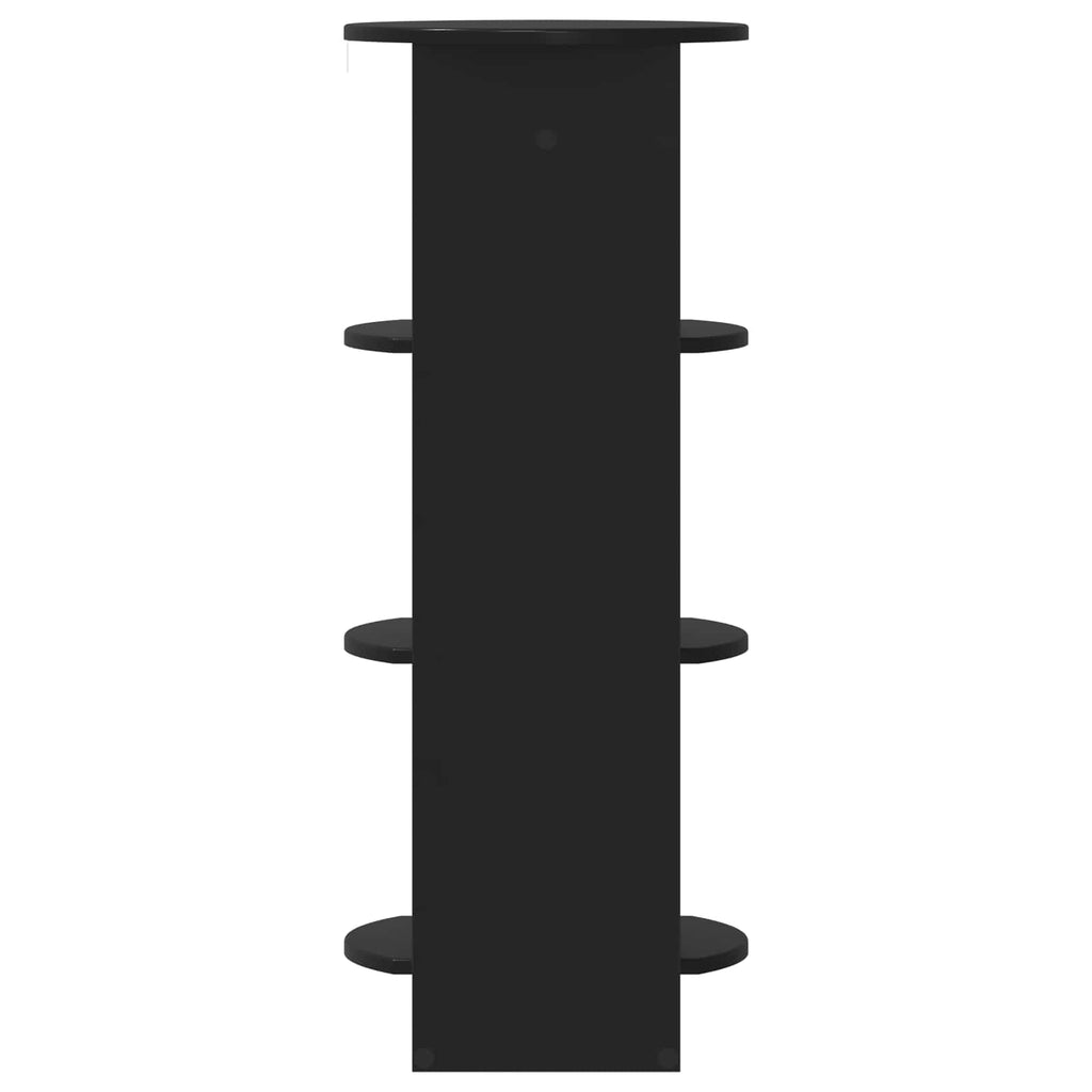 Armario auxiliar Negro 40 x 40 x 100 cm Madera de ingeniería