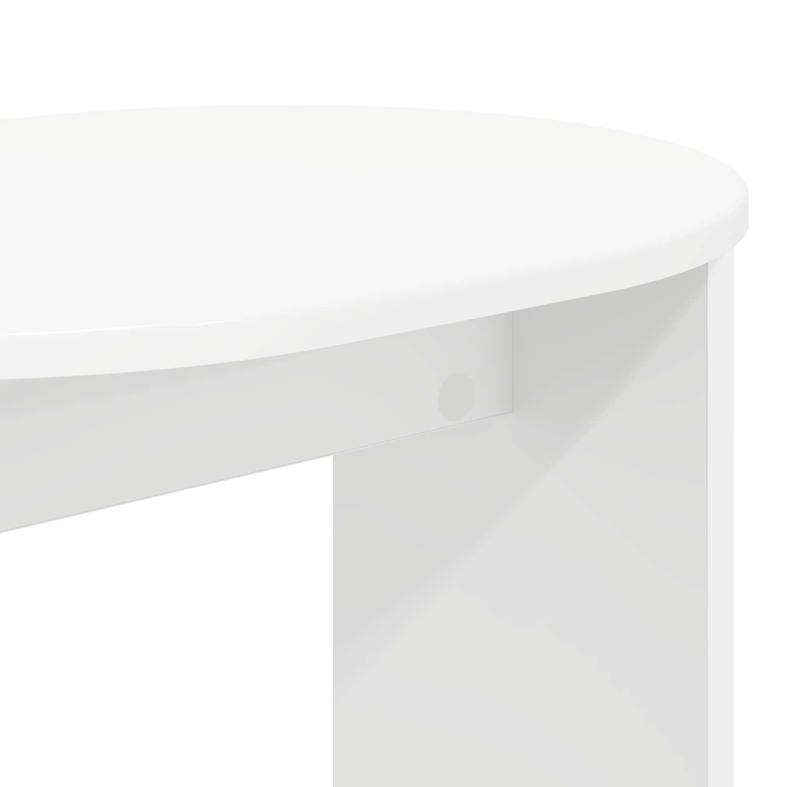 Mesa lateral Blanco 50 x 39,5 x 55 cm Madera de ingeniería