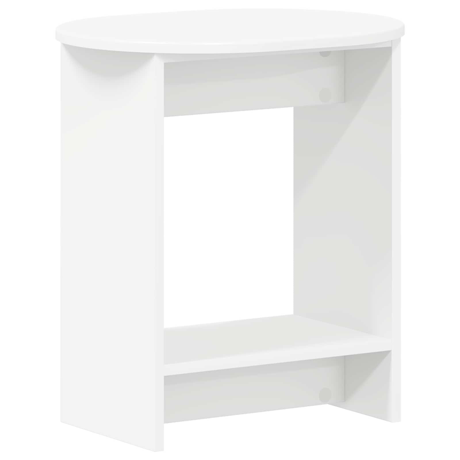 Mesa lateral Blanco 50 x 39,5 x 55 cm Madera de ingeniería