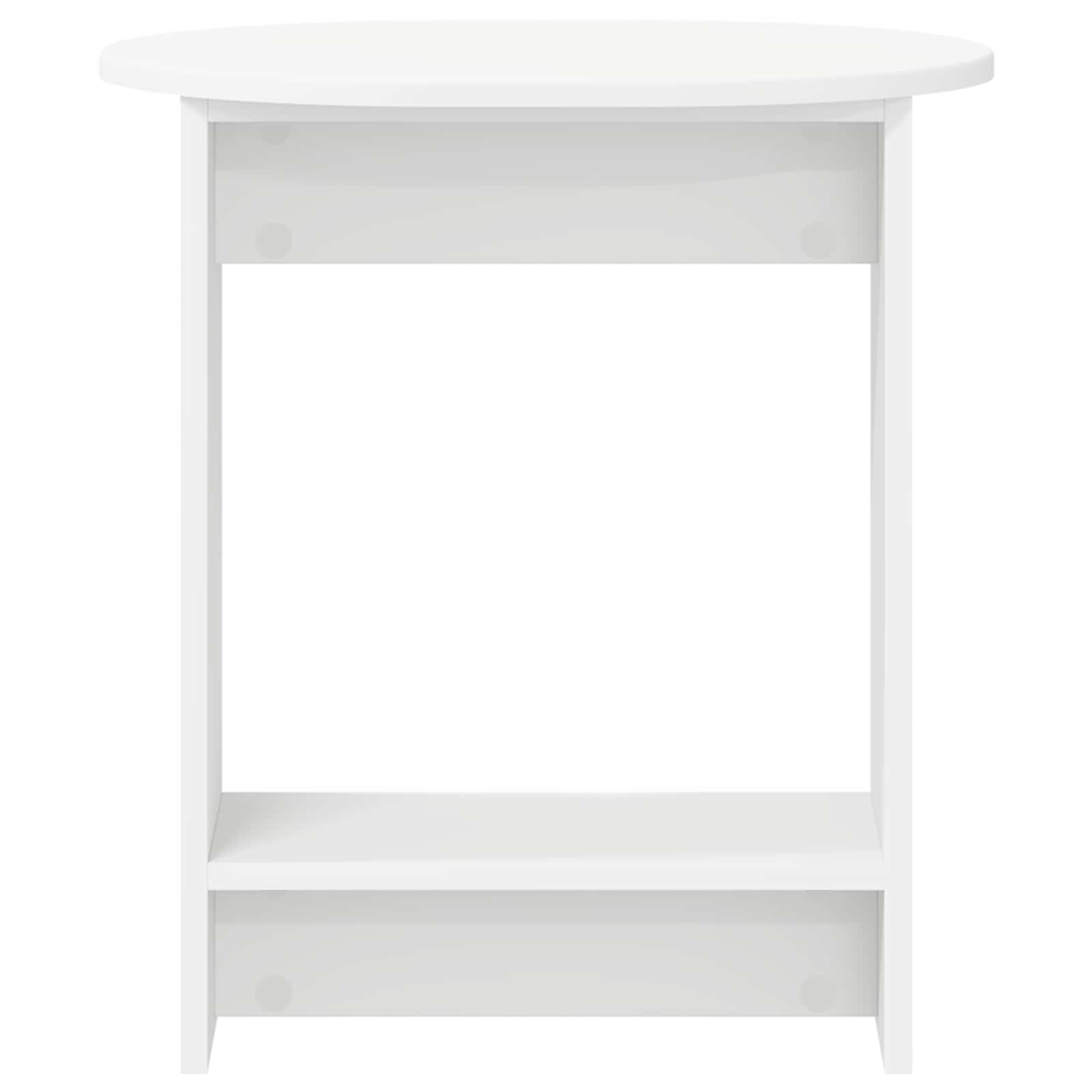 Mesa lateral Blanco 50 x 39,5 x 55 cm Madera de ingeniería