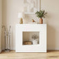 Mesa consola con estante 101x29x74 cm 4 colores