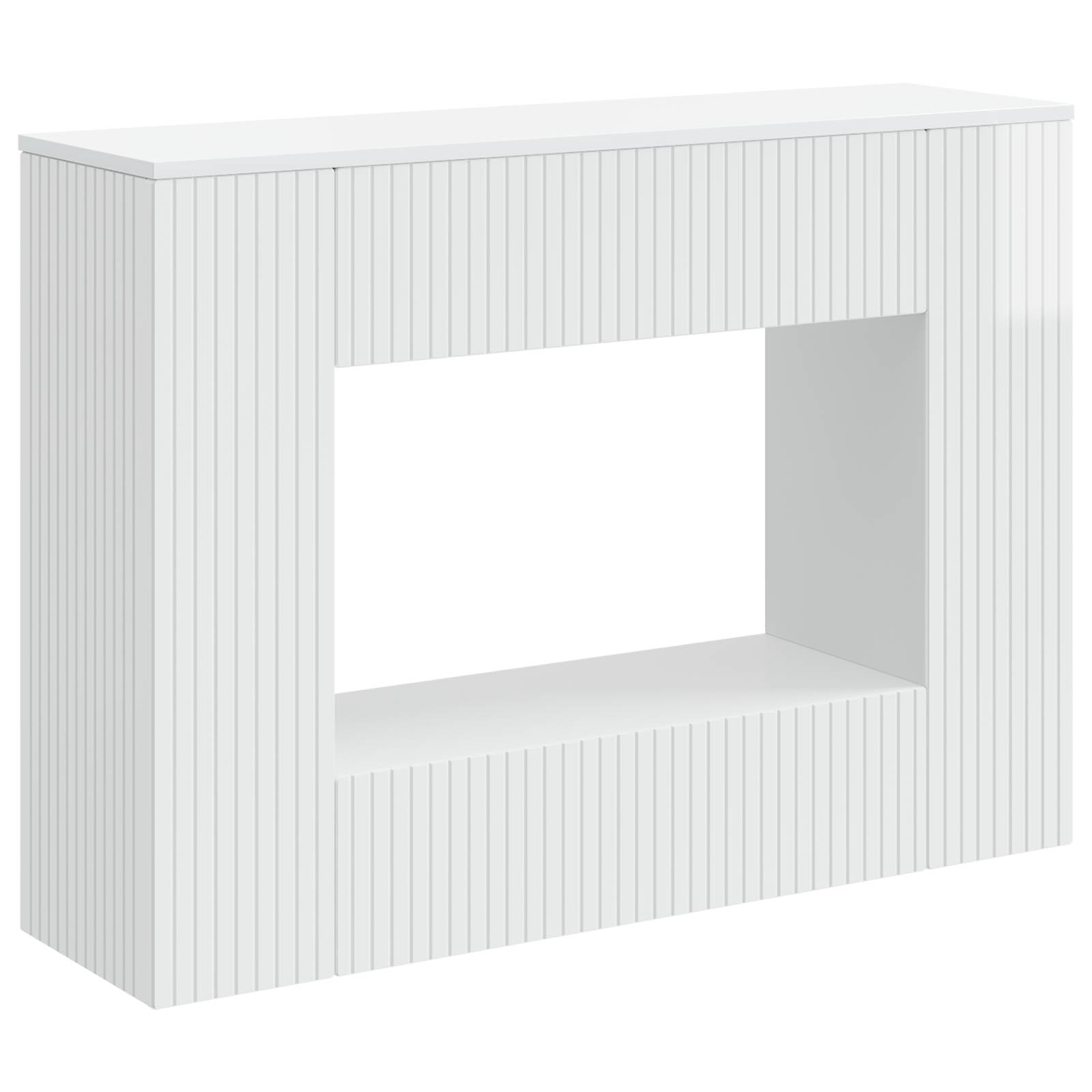 Mesa Consola Alto Brillo 101 x 29 x 74 cm Madera de ingeniería