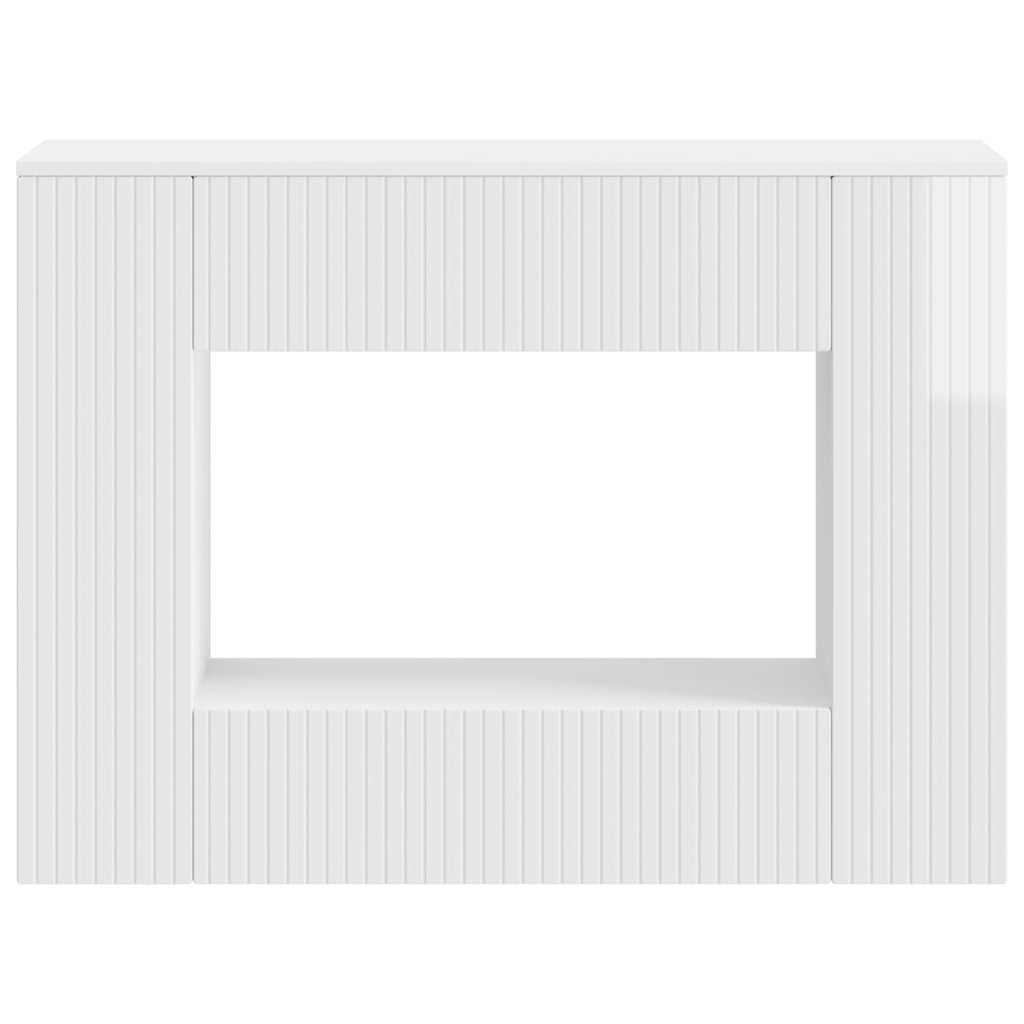 Mesa Consola Alto Brillo 101 x 29 x 74 cm Madera de ingeniería