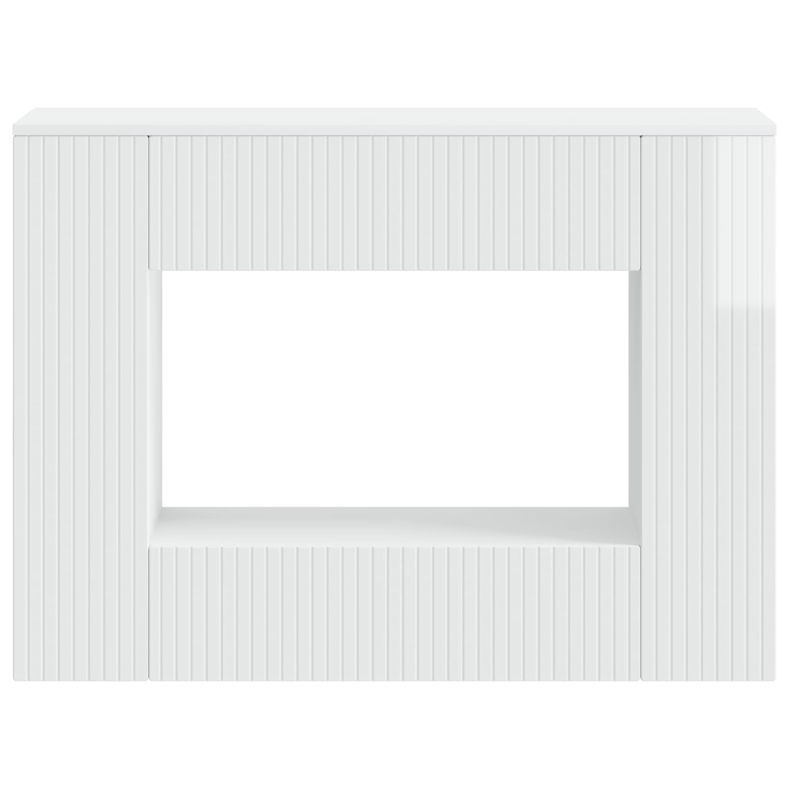 Mesa Consola Alto Brillo 101 x 29 x 74 cm Madera de ingeniería