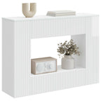 Mesa Consola Alto Brillo 101 x 29 x 74 cm Madera de ingeniería