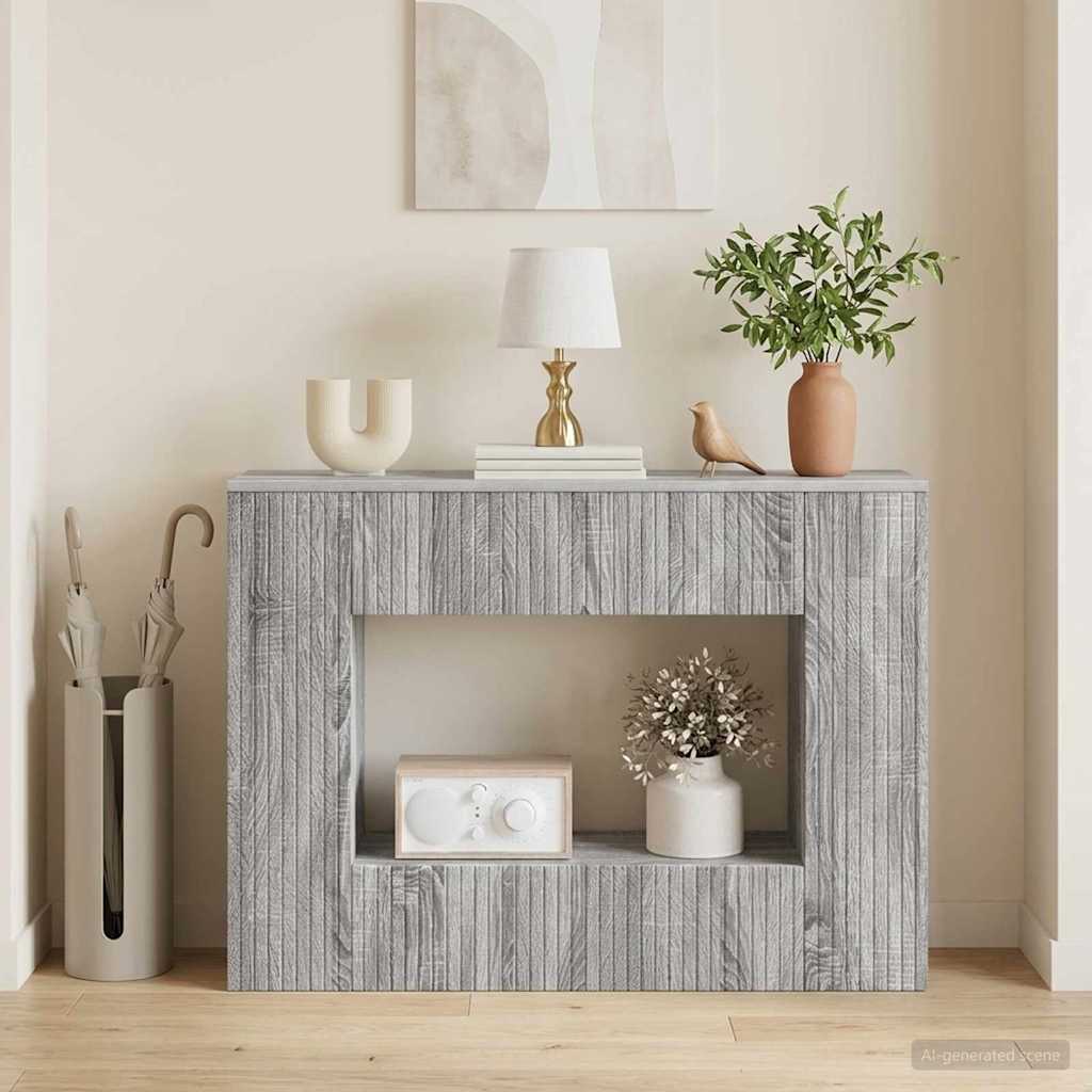 High Gloss Console Table 101 x 29 x 74 cm Engineered Wood