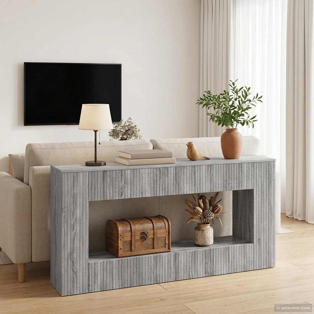High Gloss Console Table 101 x 29 x 74 cm Engineered Wood